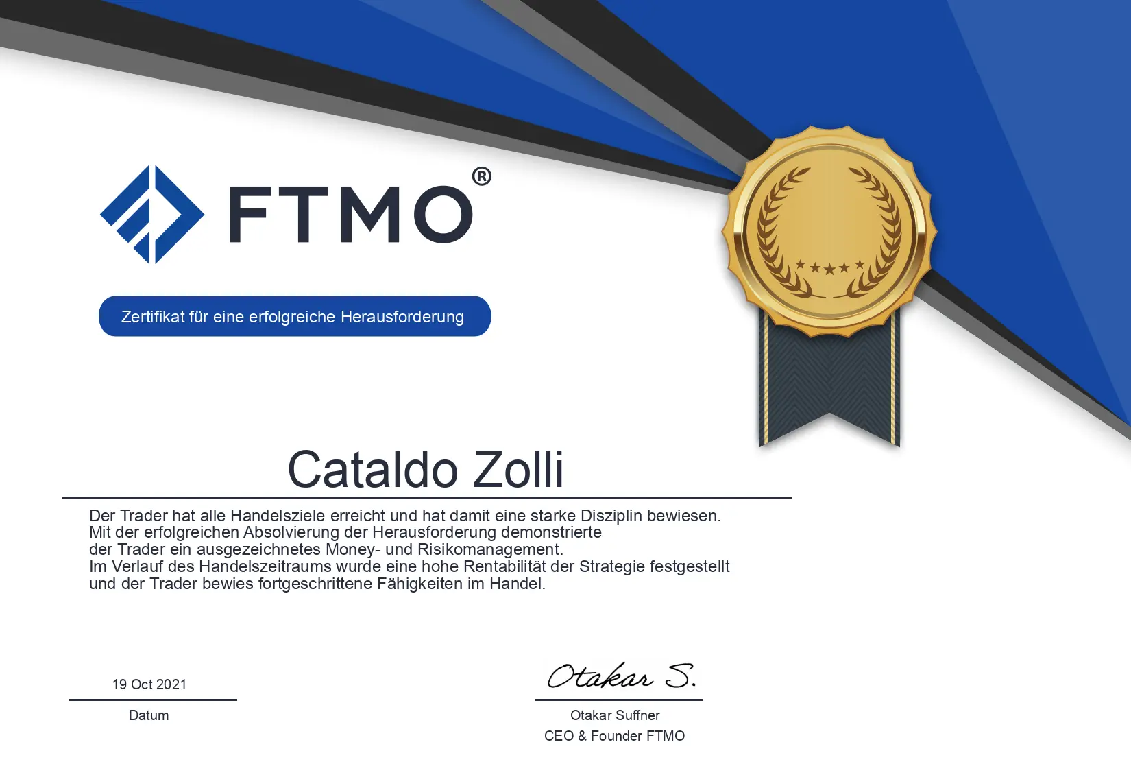 ELALIHOLDING Nachweis – Cataldo