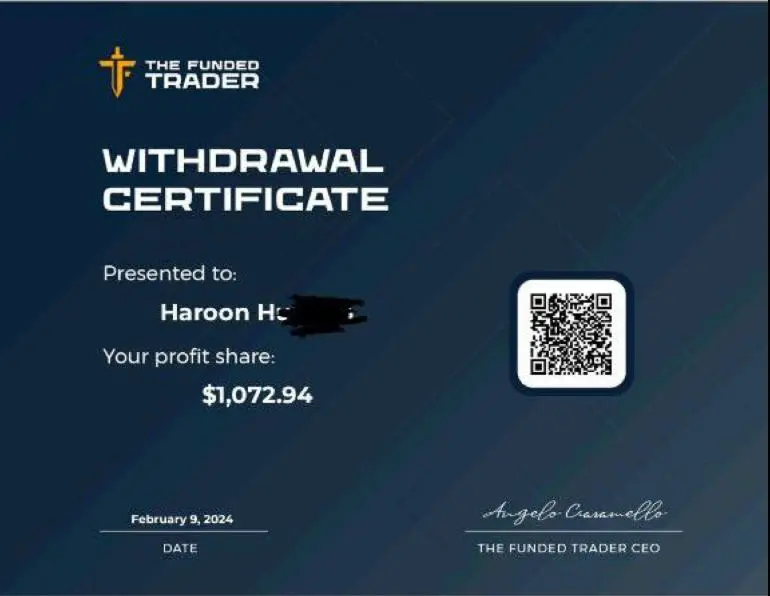 ELALIHOLDING Nachweis – Haroon